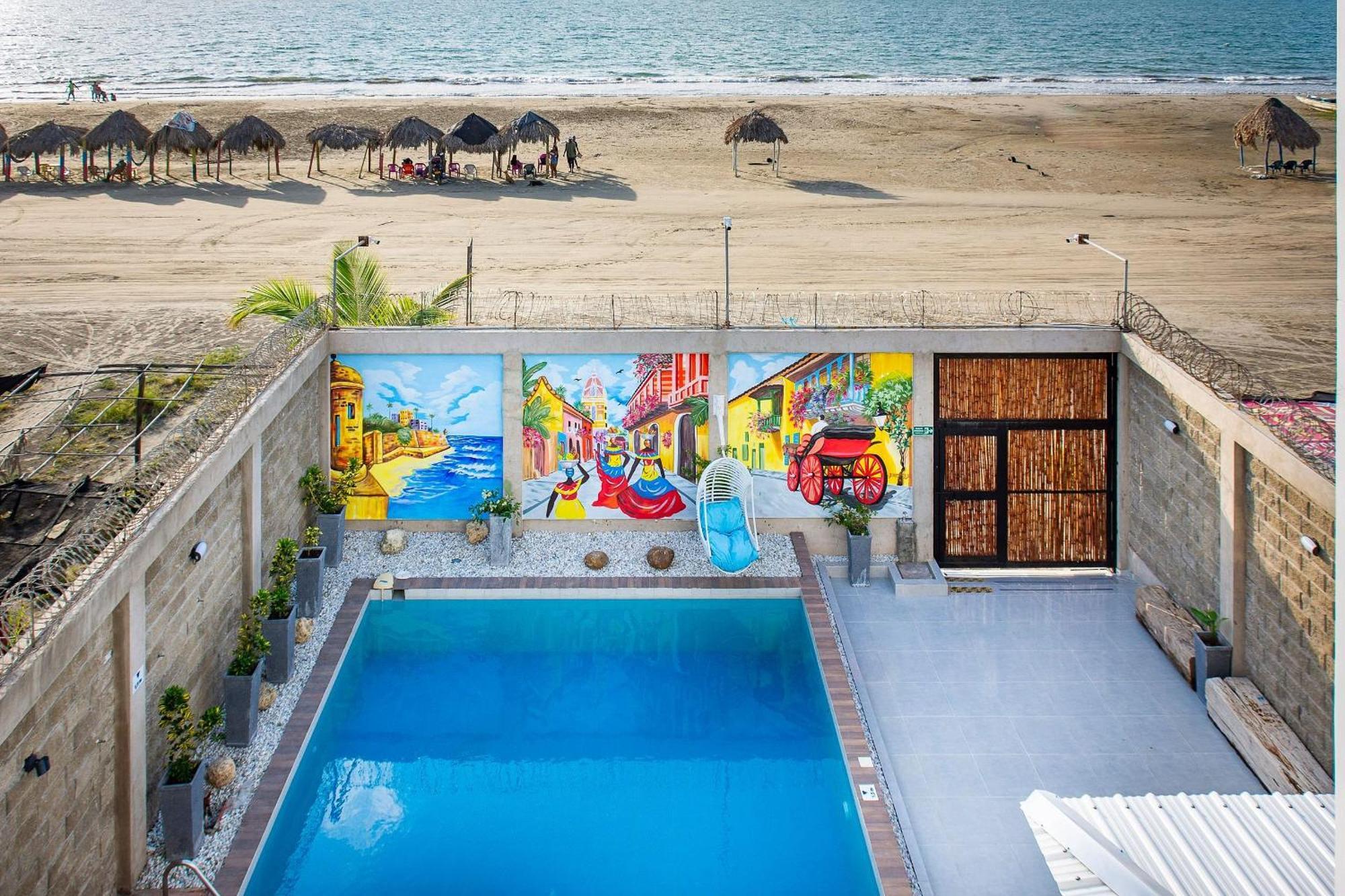 Amazing Beach House 13Br W/Pool & Staff Cartagena Luaran gambar